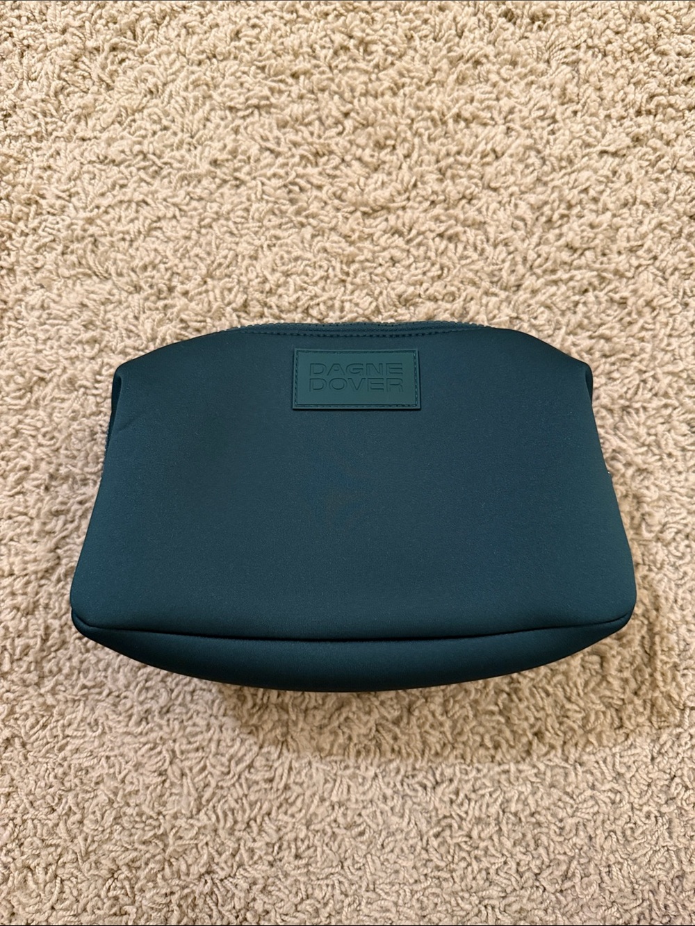 LIMITED EDITION Dagne Dover Black Neoprene Toiletry Pouch